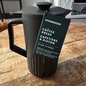 Starbucks Matte Black Coffee Press
